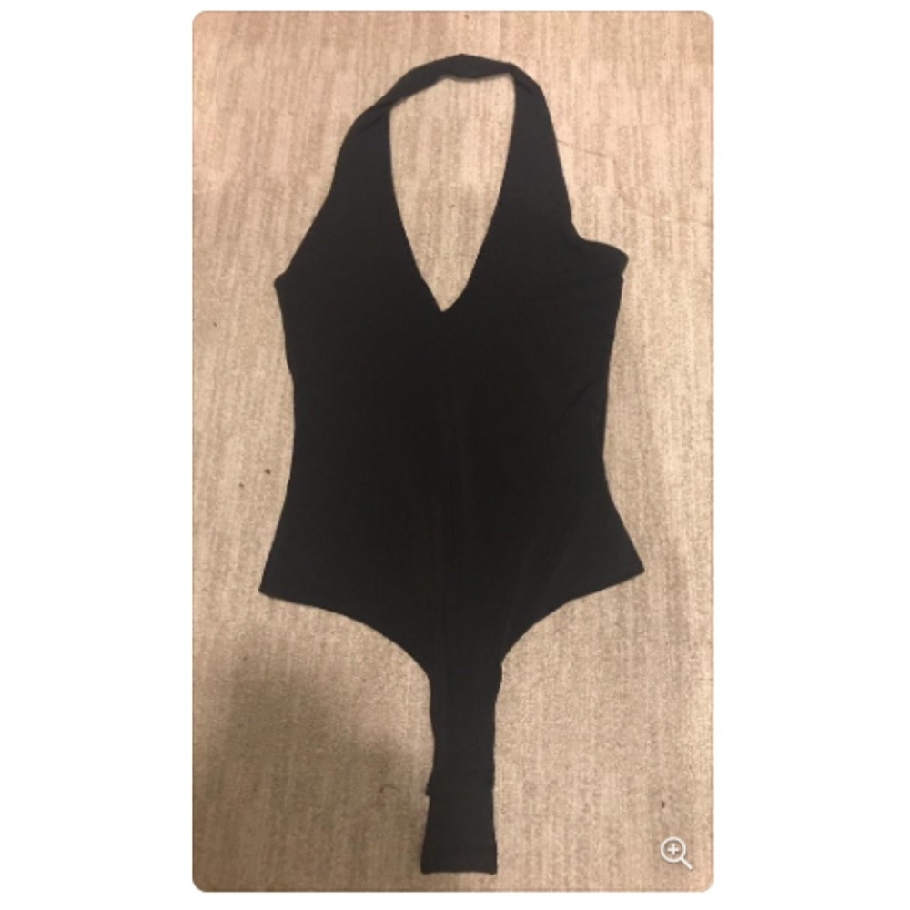 Boutique Black Spandex Bodysuit
